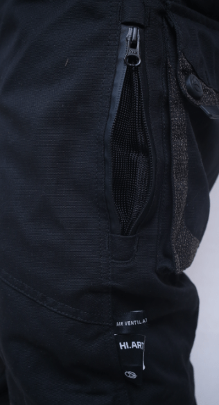 Premium Dynatech Orange Black Kevlar MC Pant WP
