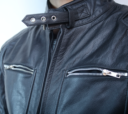 Premium Nordmen Black MC Leather Jackets
