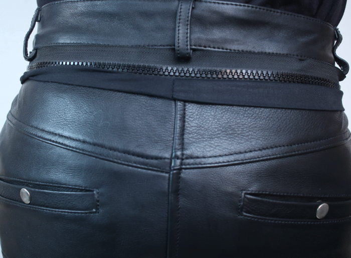 Lady Black Delta MC Leather Pant