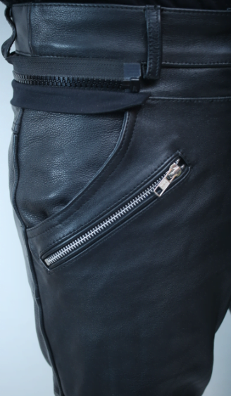 Lady Black Delta MC Leather Pant