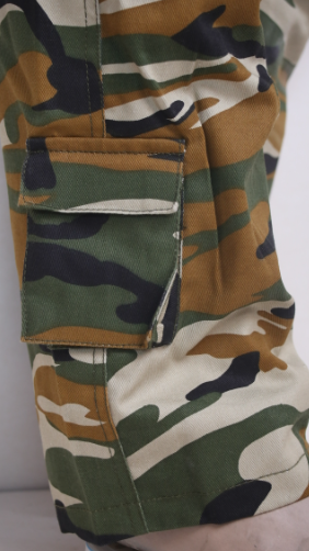 MC Pants DENIM CAMO GREEN SIDE POCKET WP
