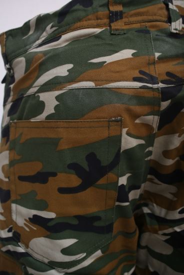 MC Pants DENIM CAMO GREEN SIDE POCKET WP
