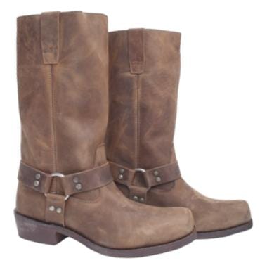 Chopper Tour Vintage Brown Urban Series MC Leather Boots