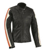 Lady Antique MC Leather Jacket WP